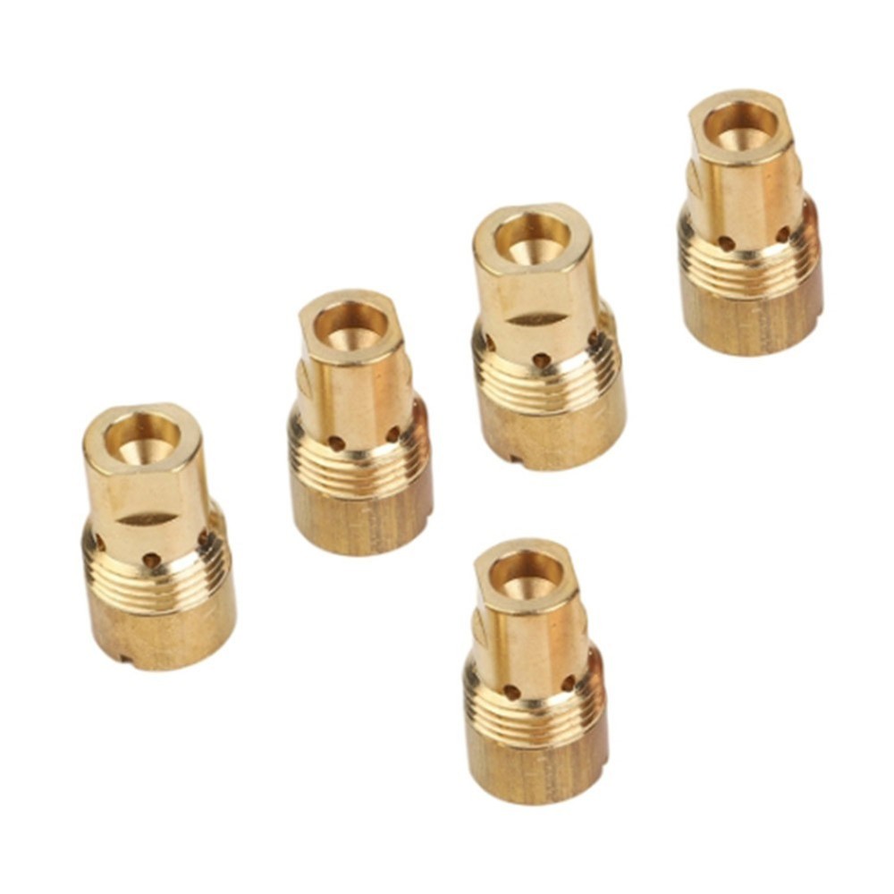 For Bernard MIG Welding Gas Diffuser Brass 5 Pack for Large Nozzle Use