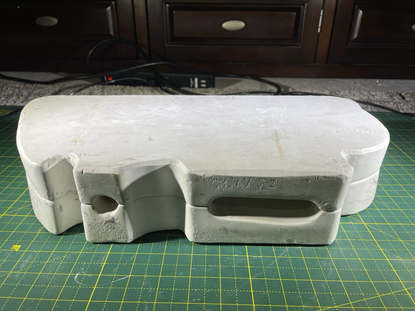 Nowell's NM-1752 Christmas Tree Santa Wreath Candle & Stand Ceramic Slip Mold