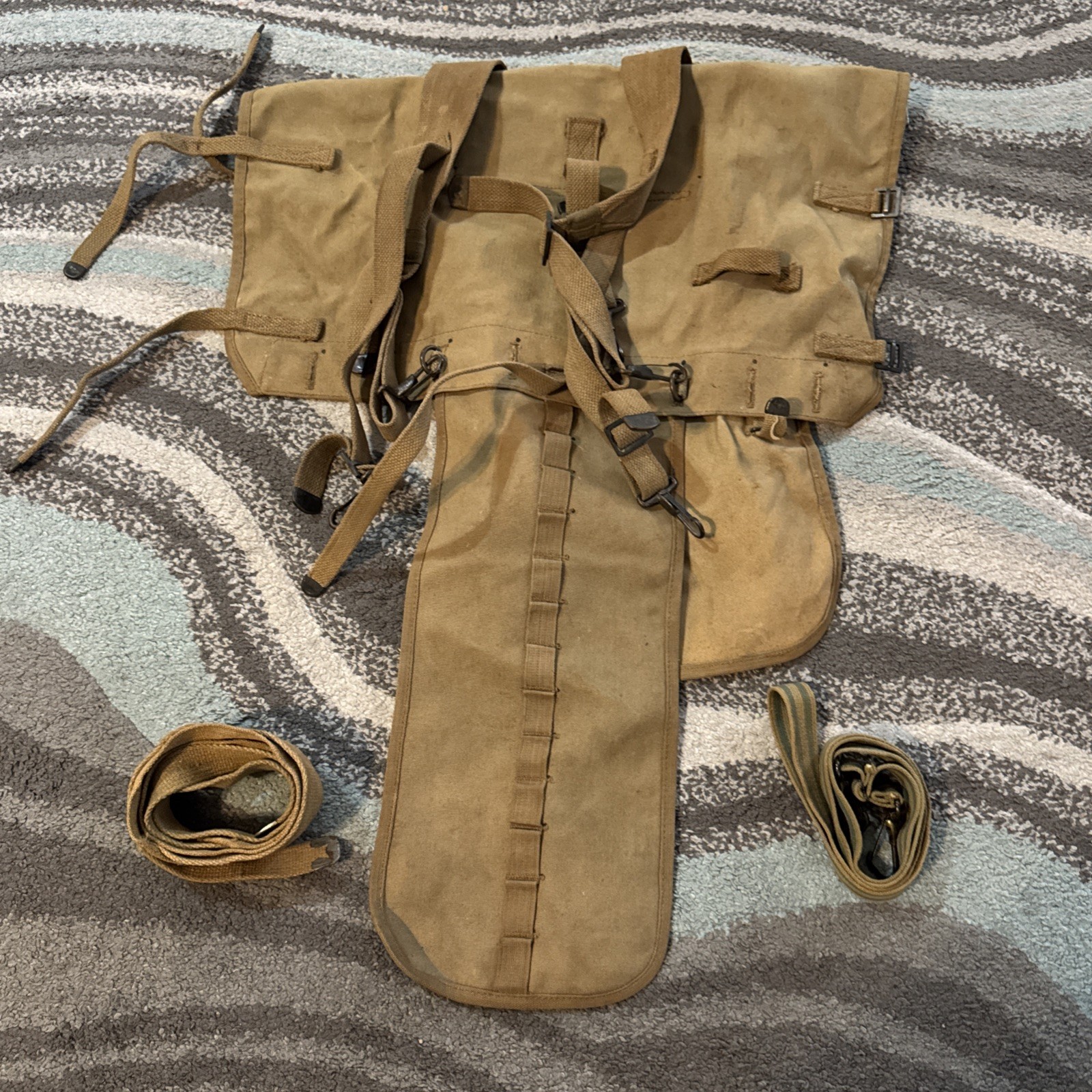 WWI U.S. Army Infantry Haversack Backpack 1917 Original RIA1917