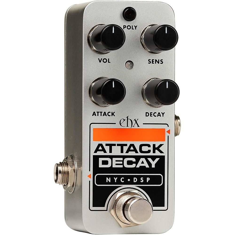 Electro-Harmonix Pico Attached Decay Reverse Tape Simulator Effects Pedal Silver