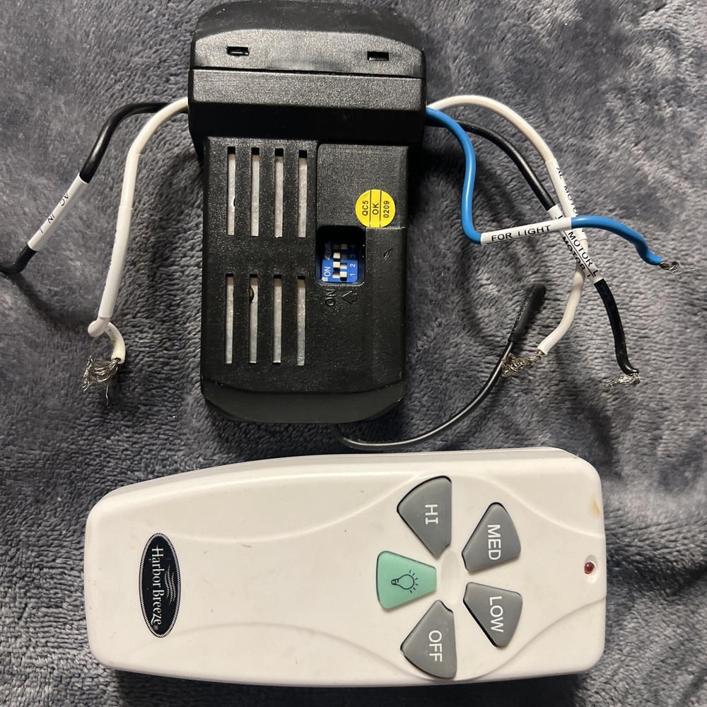 Harbor, breeze, ceiling, fan, remote, and control unit