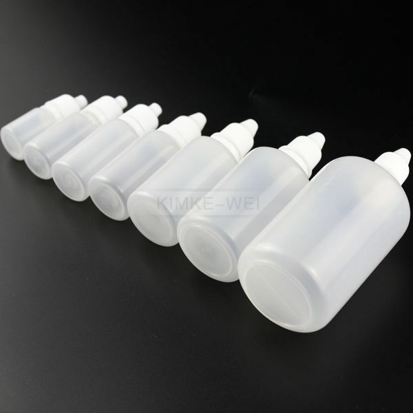 5-100pcs 5ml~100ml Empty Plastic Squeezable Dropper Bottles Eye Liquid Dropper