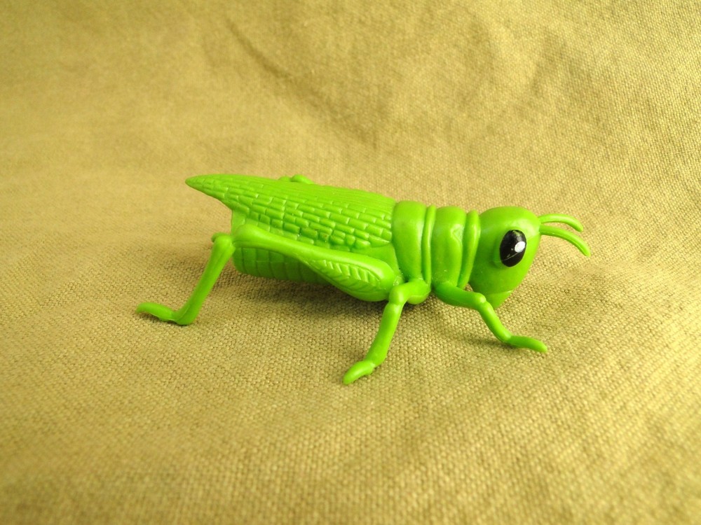 Green Cricket Finger Puppet (Please Read Description)