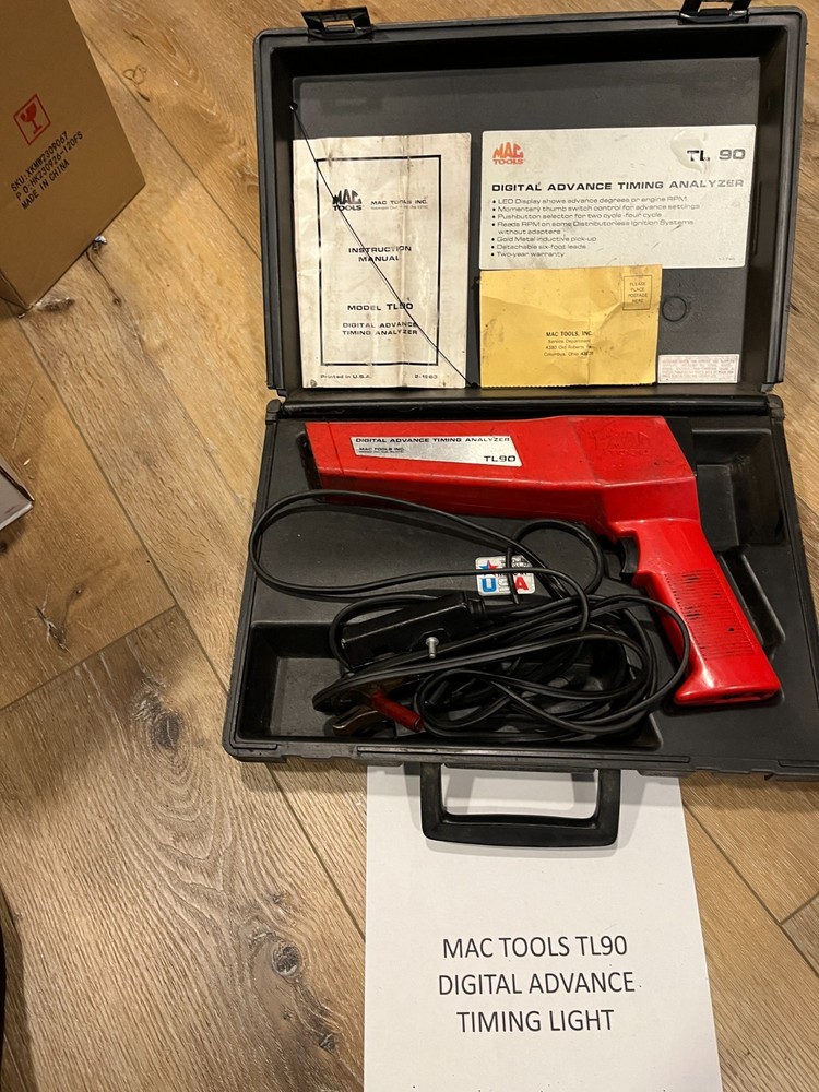MAC TOOLS TL90 DIGITAL ADVANCE TIMING LIGHT ANALYZER KIT