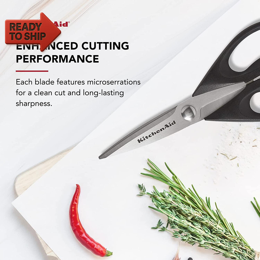 Kitchenaid All Purpose Kitchen Shears with Protective Sheath Durable Stainless S