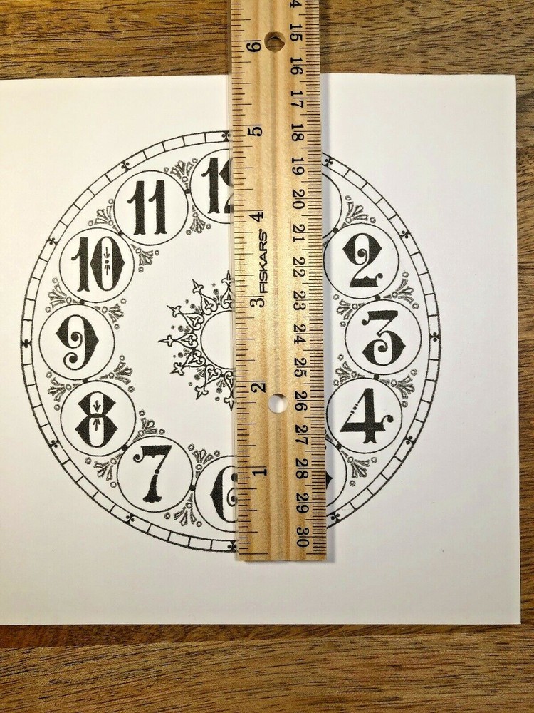 5 Inch Clock Replacement Paper Dial (Lot 158)