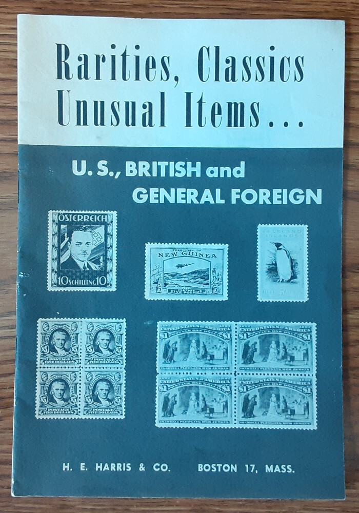US 1960 Harris List Rarities, Classics Unusual Items 4664-1