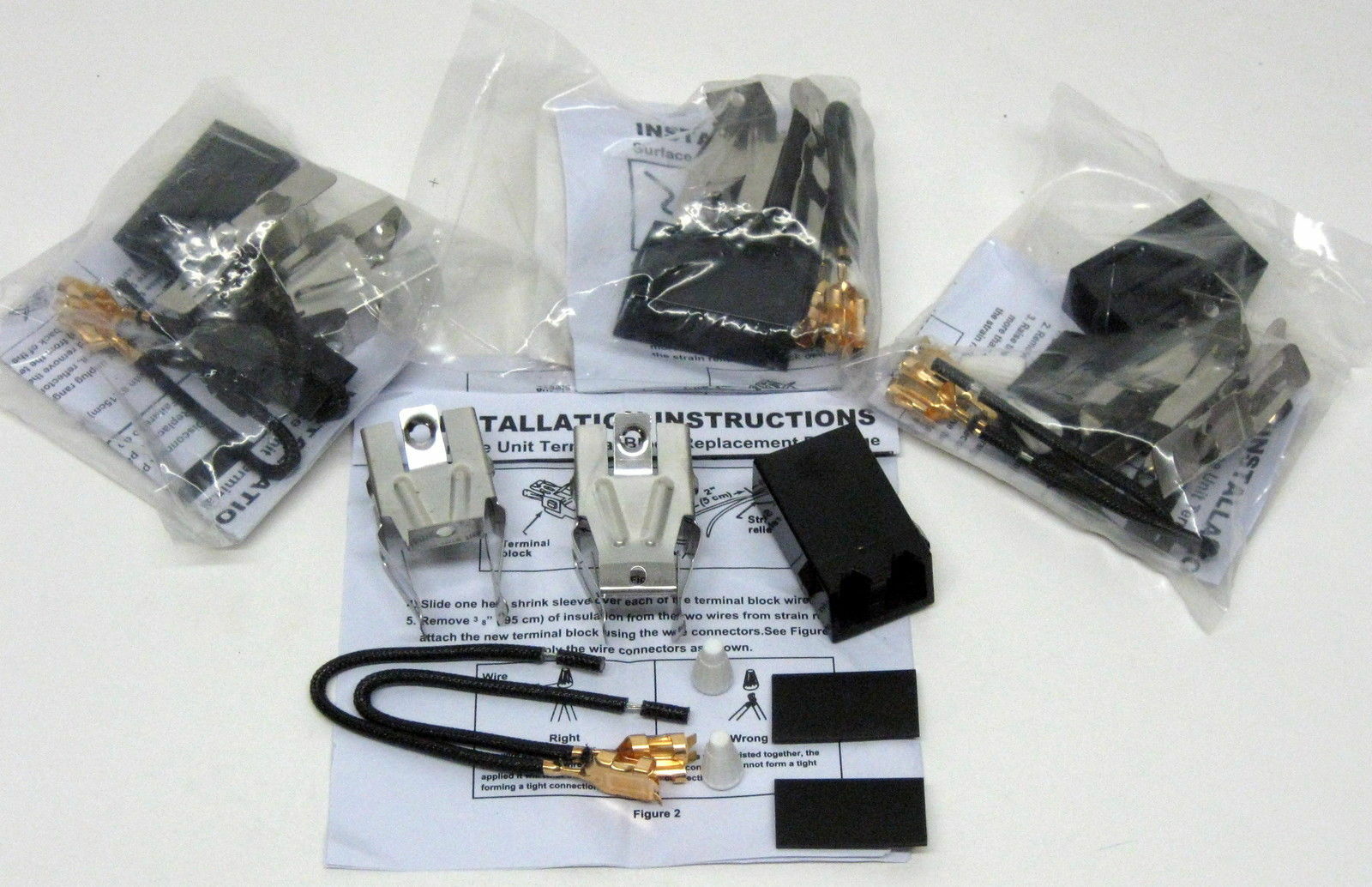 RR331-4 4 PAK Range Burner Receptacle for 330031 5303935058 Whirlpool Frigidaire