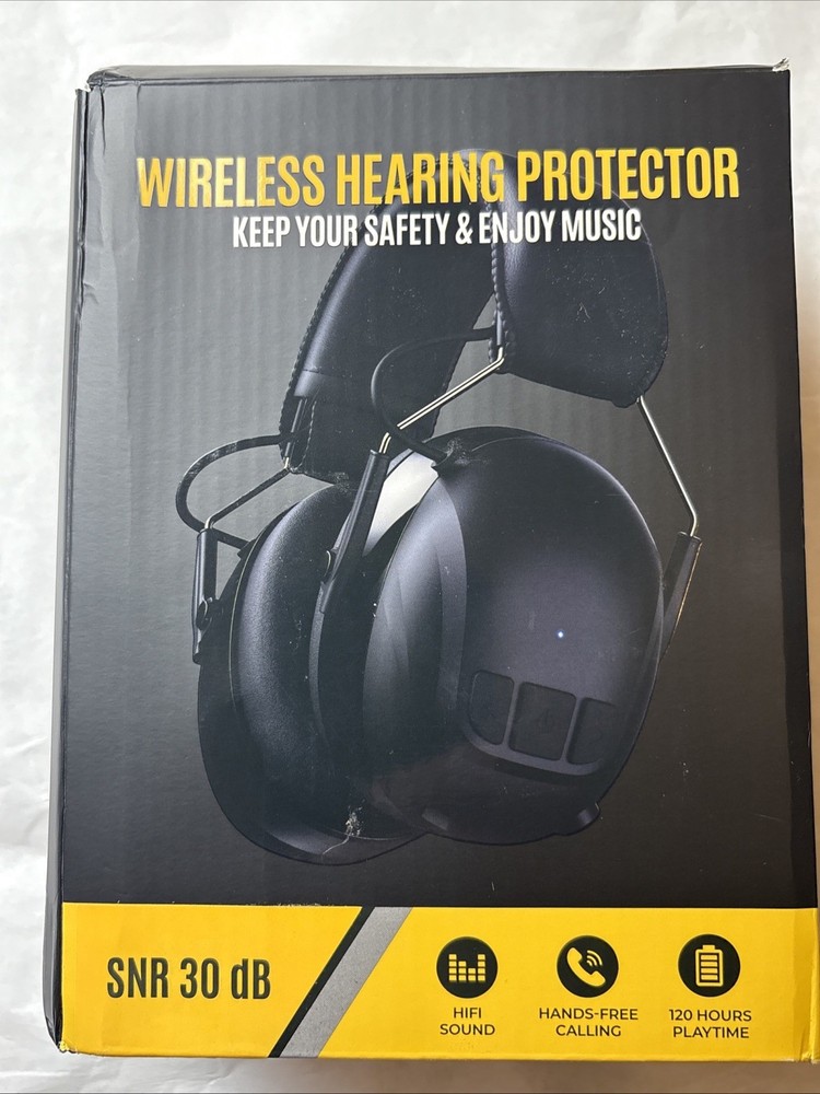 Wireless Hearing Protector With Bluetooth Technology Model Ac136 New - Open Box