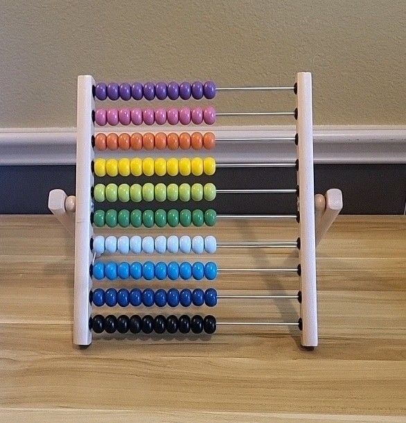 Wooden Abacus Math Counting Developmental Toy