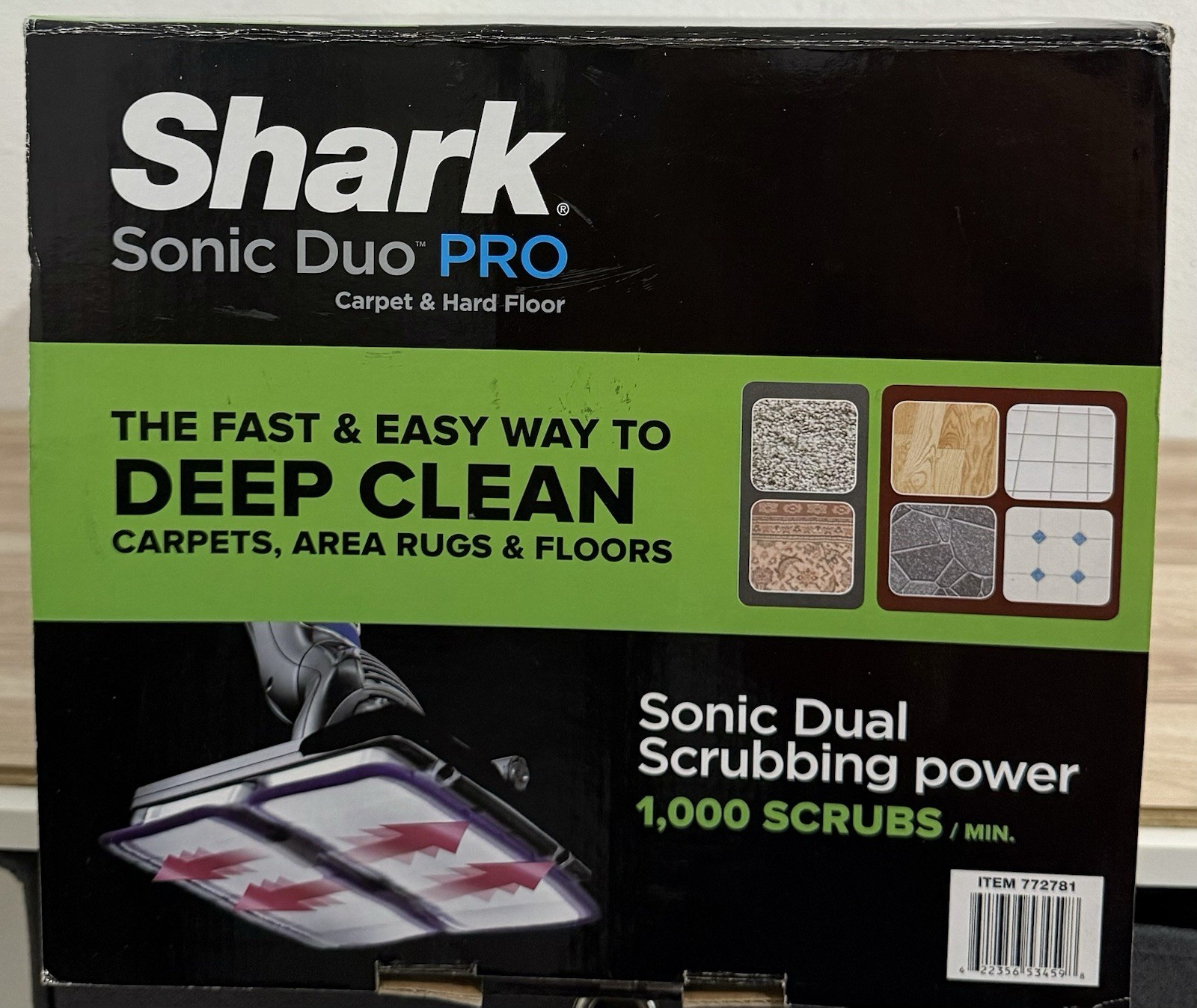 Shark Professional Sonic Duo Pro Wood & Carpet Floor Scrubber Cleaner SP1000 26