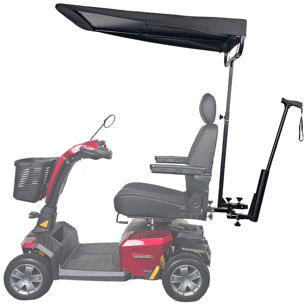Scooter Accessory Bundle – Includes Canopy, Multi-Accessory Holder & Cane Holder