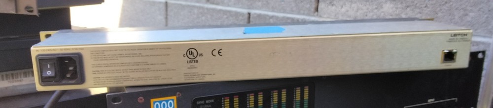 Leitch X75-RCP Frame Synchronizer Rackmount Remote Control Panel