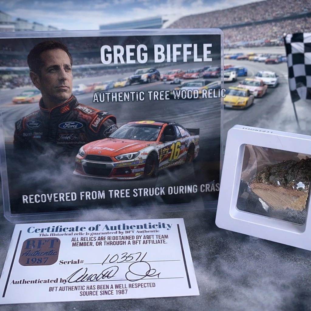 Recovered Impact Tree Fragment — December 2025 Plane Crash (Greg Biffle)