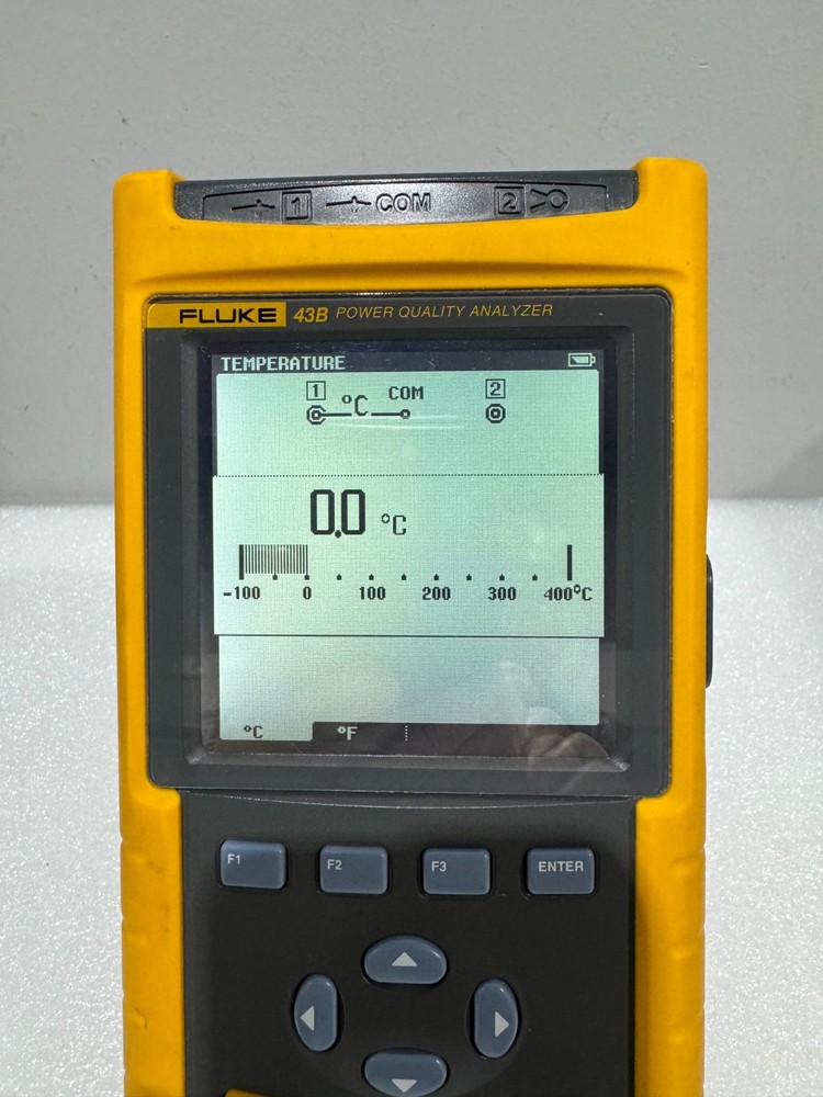 Fluke 43B Power Quality Analyzer, with new battery pack