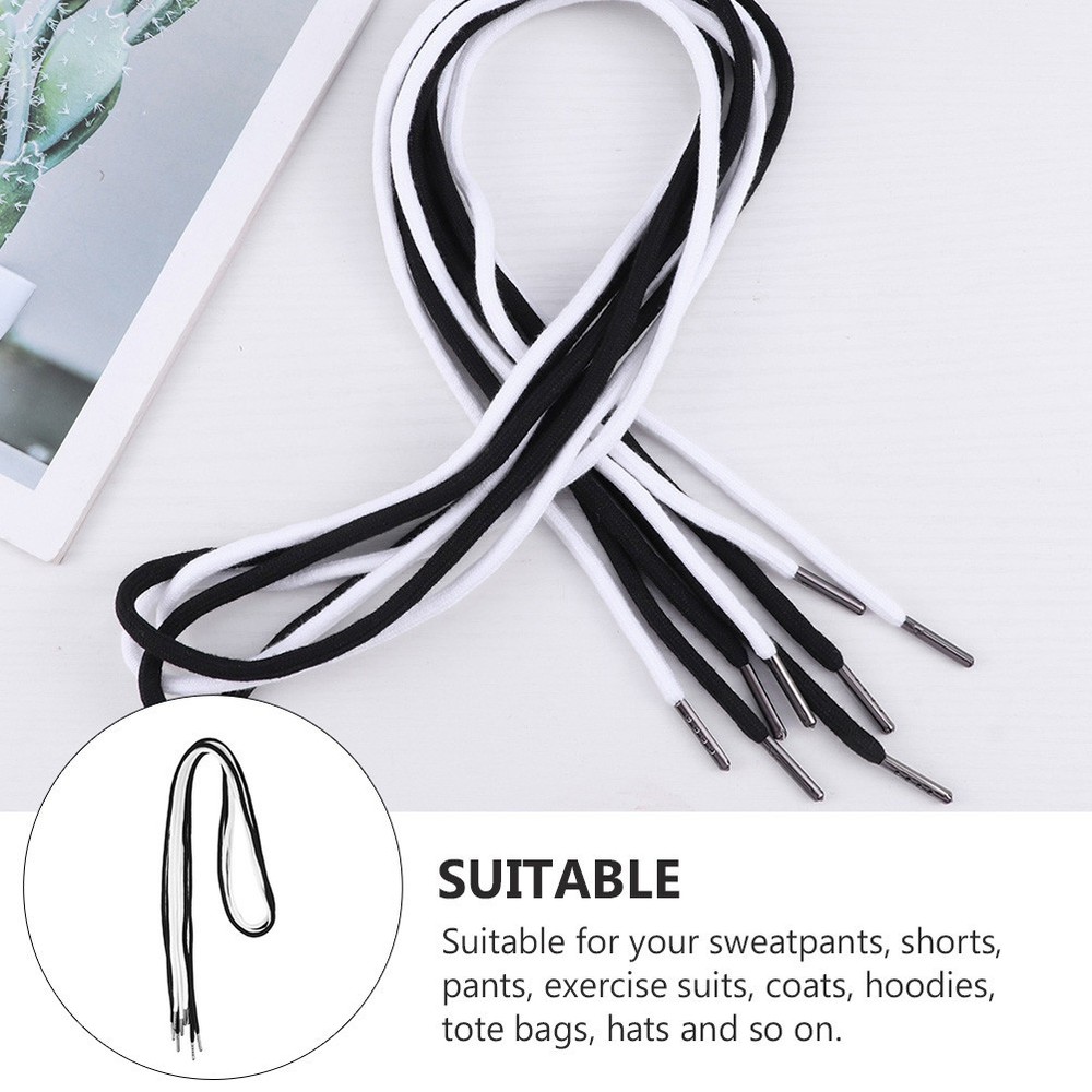 10 Pcs Clothes Pants Drawstring Replacement for Sweatpants Drawstrings