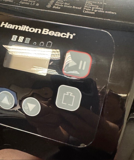 Hamilton Beach Bread Maker Machine (Black) (29982) tested working