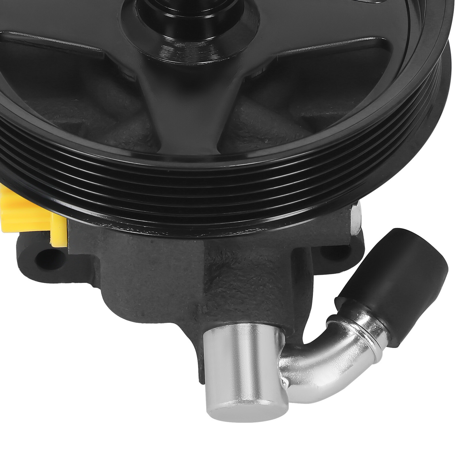 Power Steering Pump w/ Pulley For Ford F-150 2004 F-150 V8 4.6L 5.4L 2005-2008