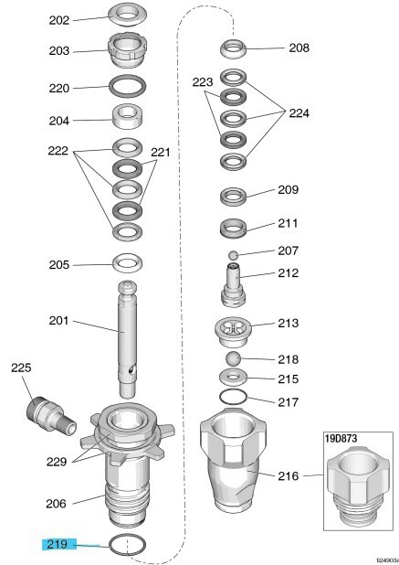 Graco 108526/17V093 PTFE O-Ring Replacement 6 Pack