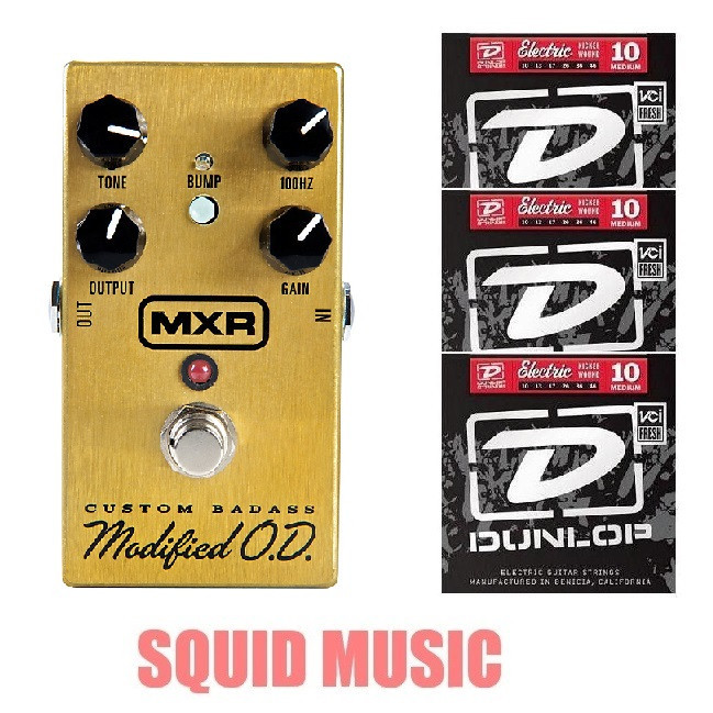 MXR Custom Badass Modified O.D. M77 ( 3 STRING SETS ) Overdrive Distortion M-77