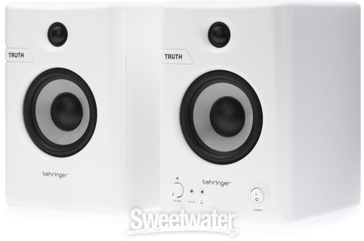 Behringer Truth 4.5-inch Powered Studio Monitors with Bluetooth - White