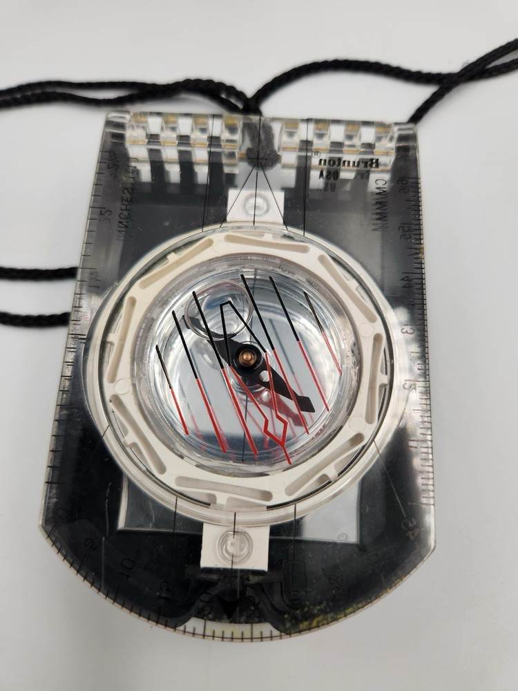 BRUNTON USA Mirrored Declination Compass Rear