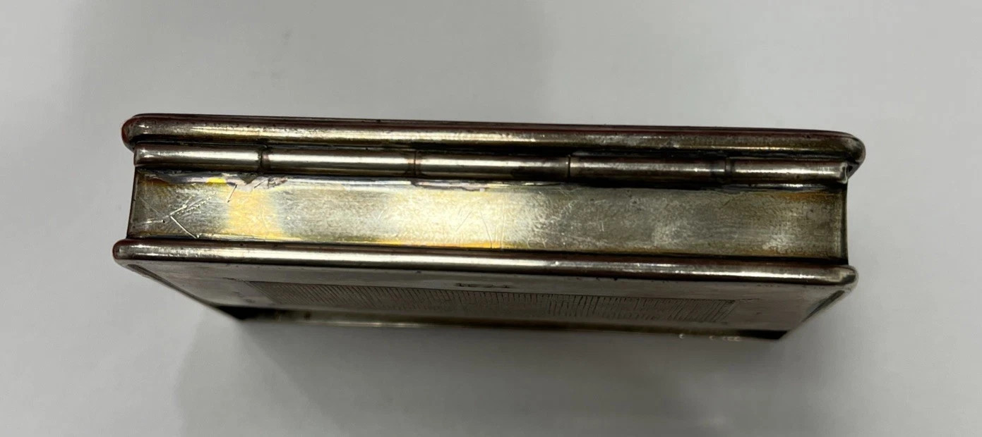 Vintage 925 Sterling Silver Cigarette Case, 97.3 g