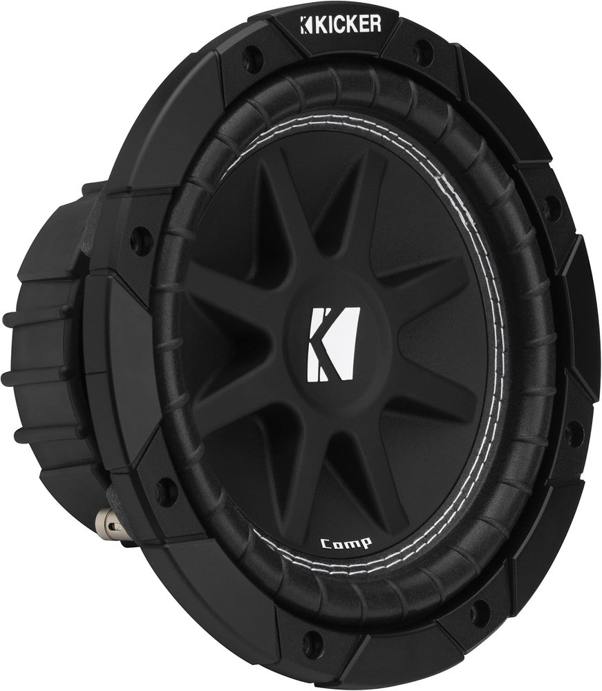 (2) Kicker C84 8" Comp Series Single 4-ohm Subwoofer