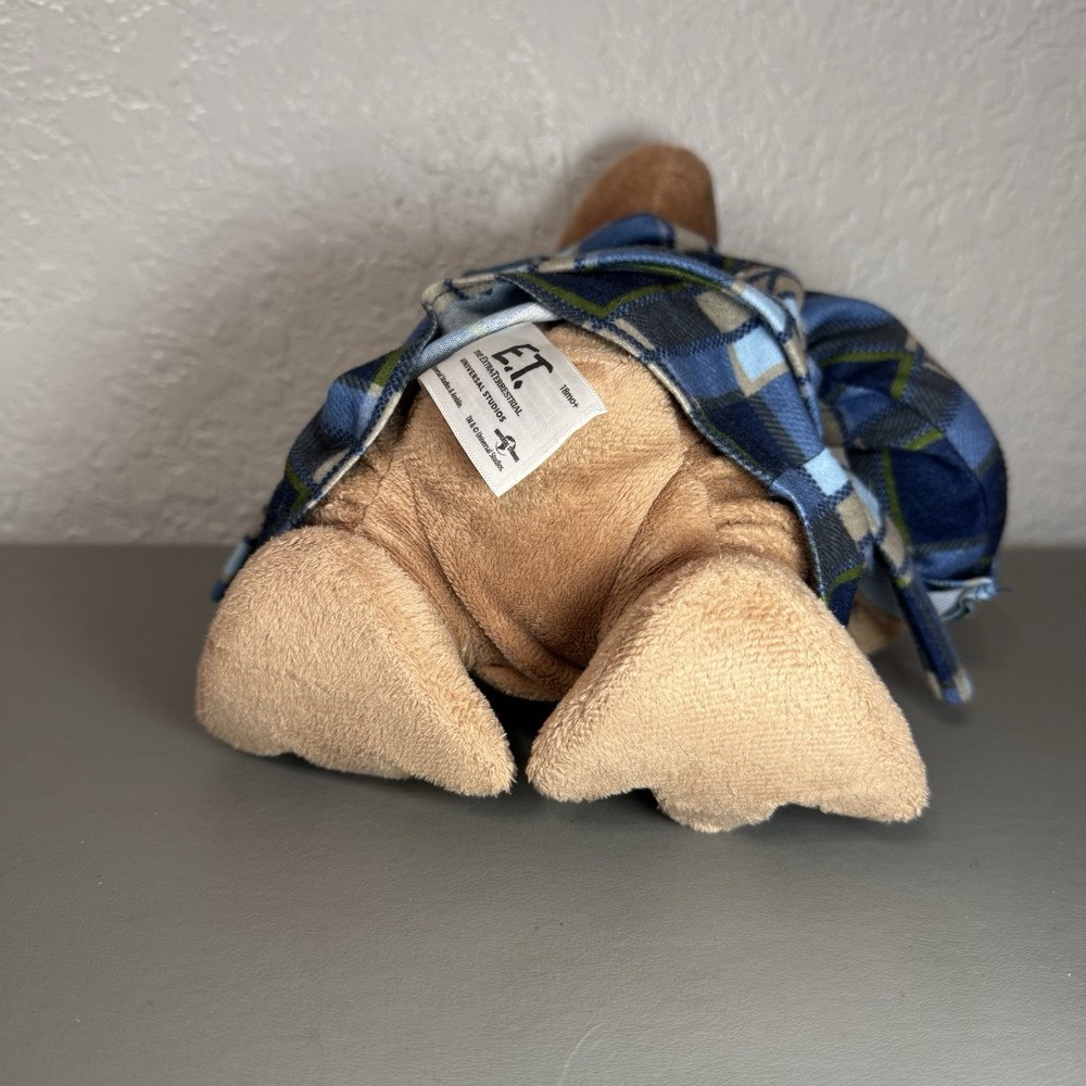 Universal Studios E.T. The Extra Terrestrial Blue Flannel Robe Plush Exclusive
