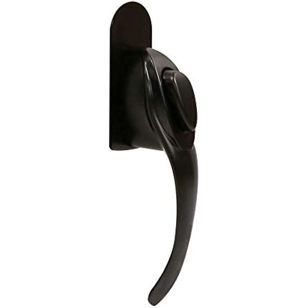 Larson Certified Push Button Euro Latch (Black)