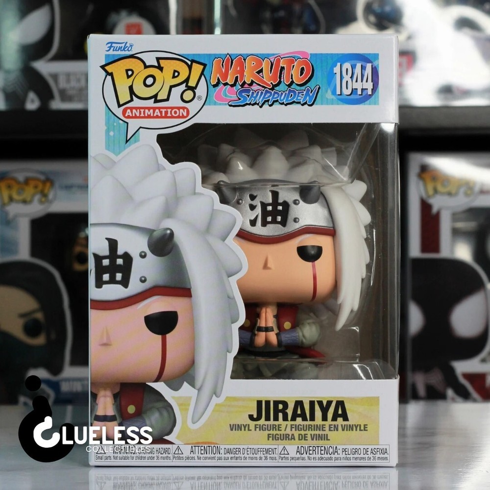 Funko Pop! Naruto Shippuden - Jiraiya (Hand Seals) #1844 And Pop Protector