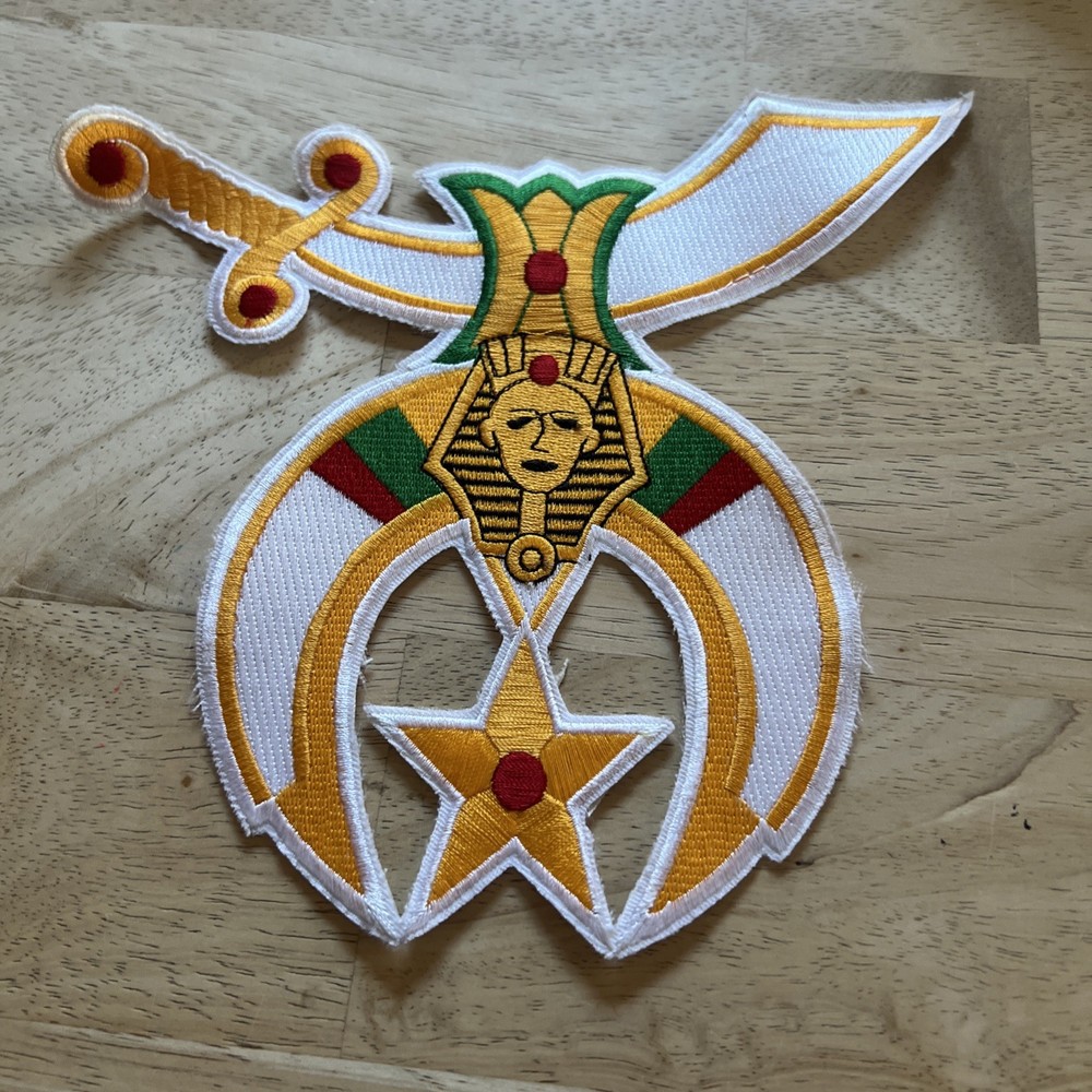 VTG Masonic Shriner Large Sew-On Patch   New