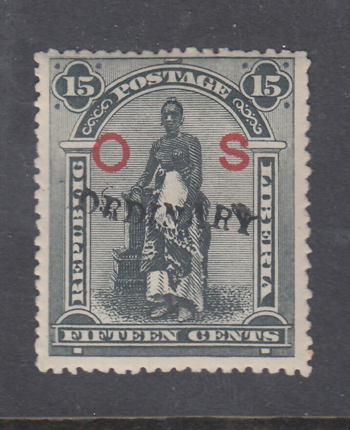 Liberia # 72 MINT 1901-02 ORDINARY Overprint Vai Woman Waterlow Ex Cockrill