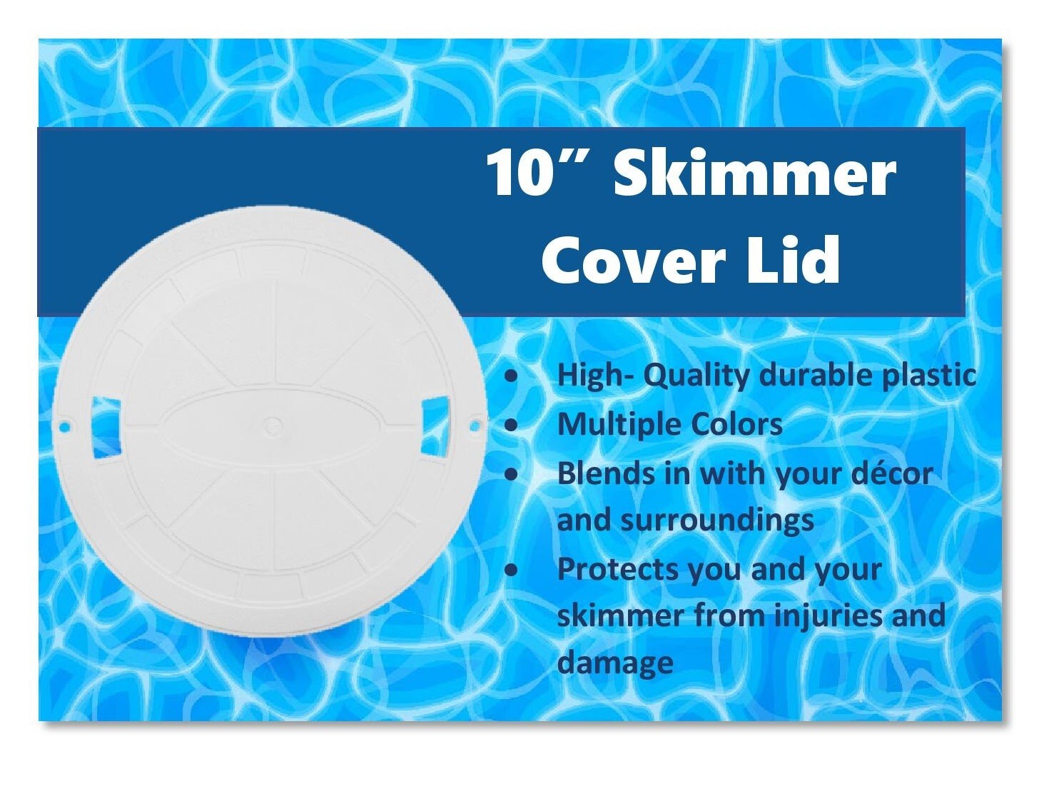 Aftermarket Skimmer Deck Lid Cover for Hayward Swimming Pool SP1070C SPX1070C