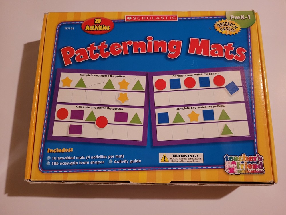 Scholastic Patterning Mats