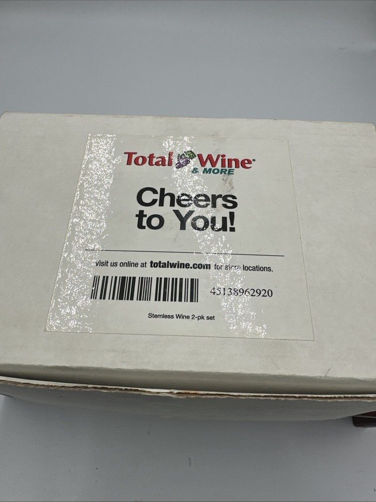 Total Wine & More Glasses New