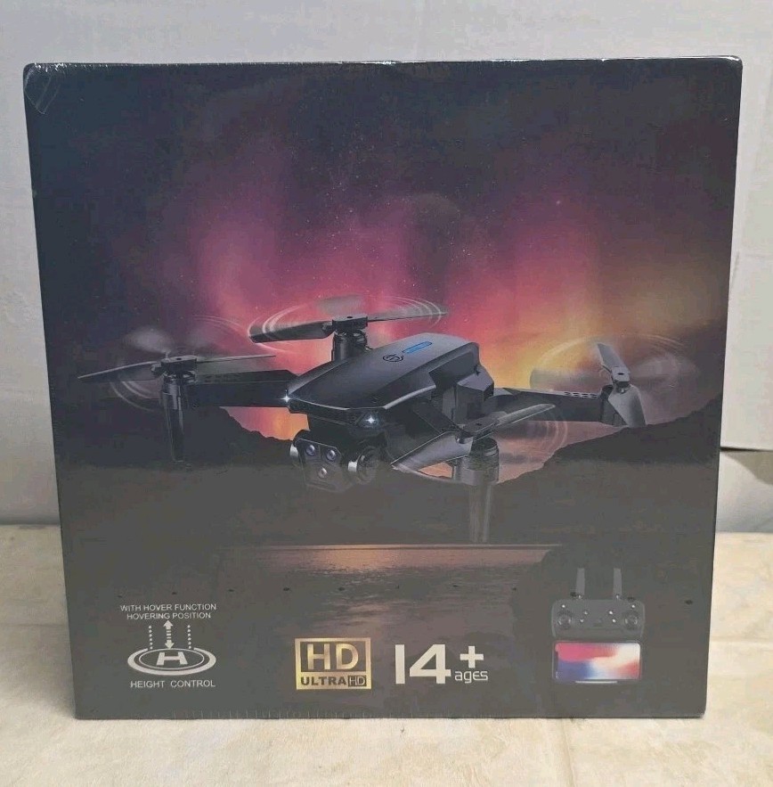 S70 DMES Smart Foldable HD Camera Quadcopter Drone RC Height Control Black