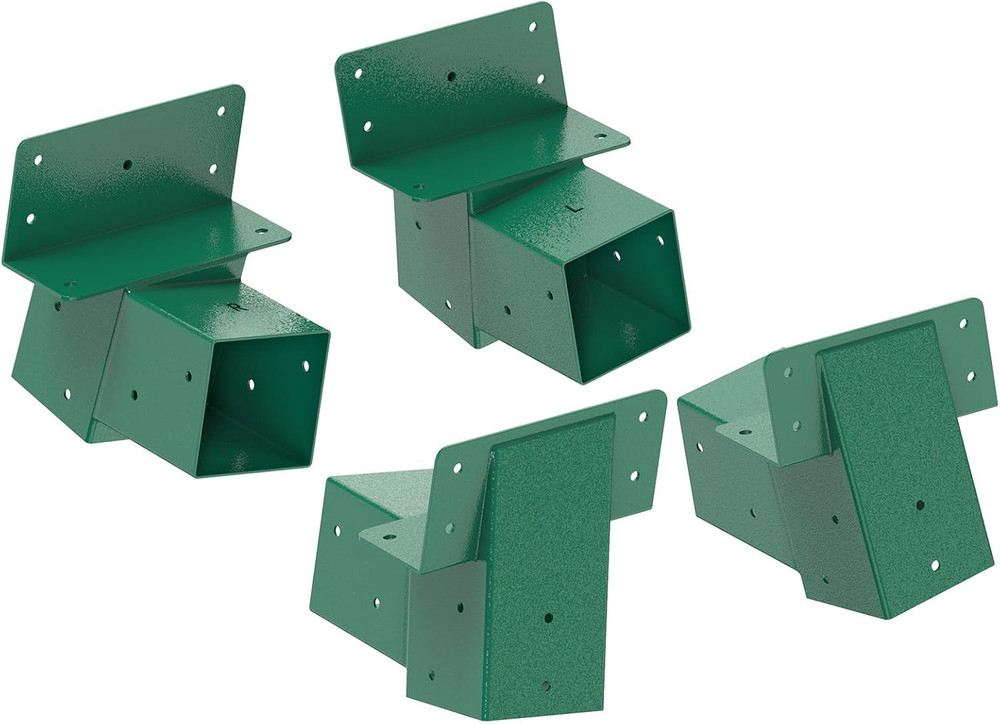 4Pack Deer Blind Brackets 4X4 Heavy Duty Deer Stand Bracket Compound Angle Brack