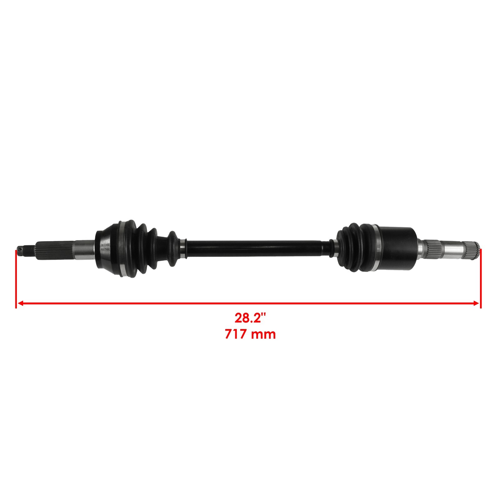 Front Rear Left Right Complete CV Joint Axles for Polaris Ranger XP 700 4X4 08