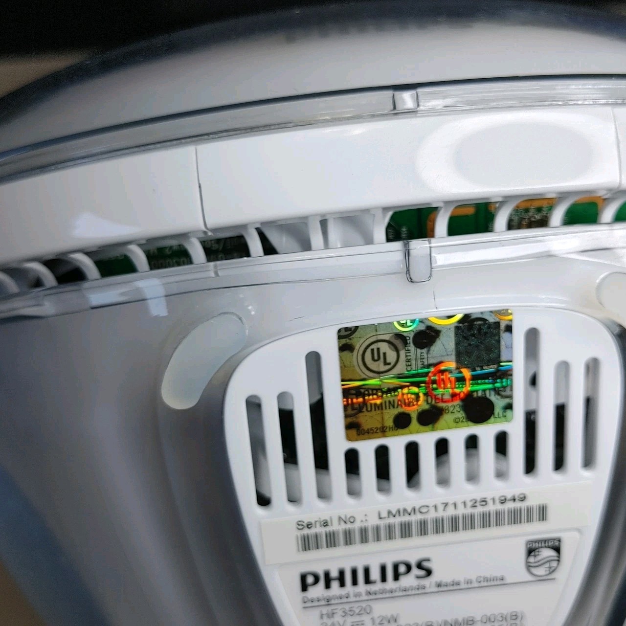 Philips SmartSleep Wake Up Light Clock Alarm Sunrise Sunset Simulation HF3520