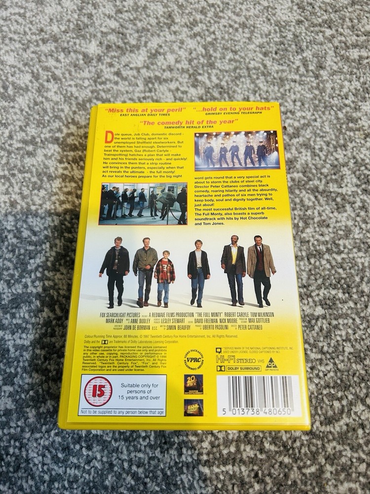 The Full Monty (VHS/SUR, 1998)