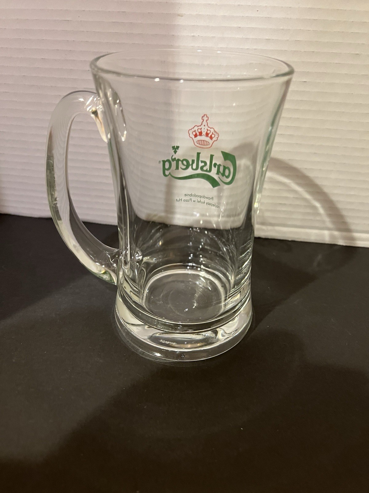 Carlsberg Beer-Prawdopodobnie Najlepszy kufel w Pizza Hut Pint Mug Crown Logo