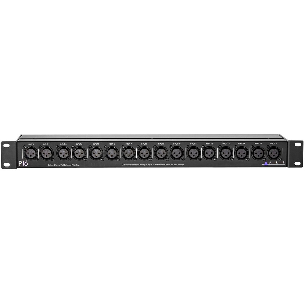 P16 XLR Balanced Patchbay