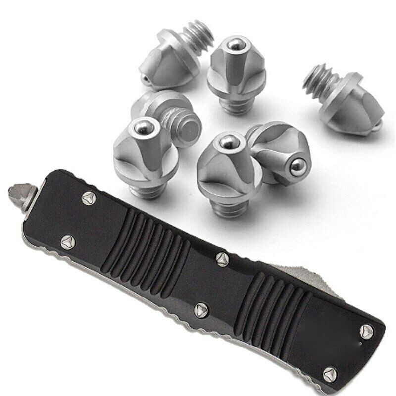 Handle Triangle Tail Cone Screw For microtech Combat Troodon OTF Folding knives
