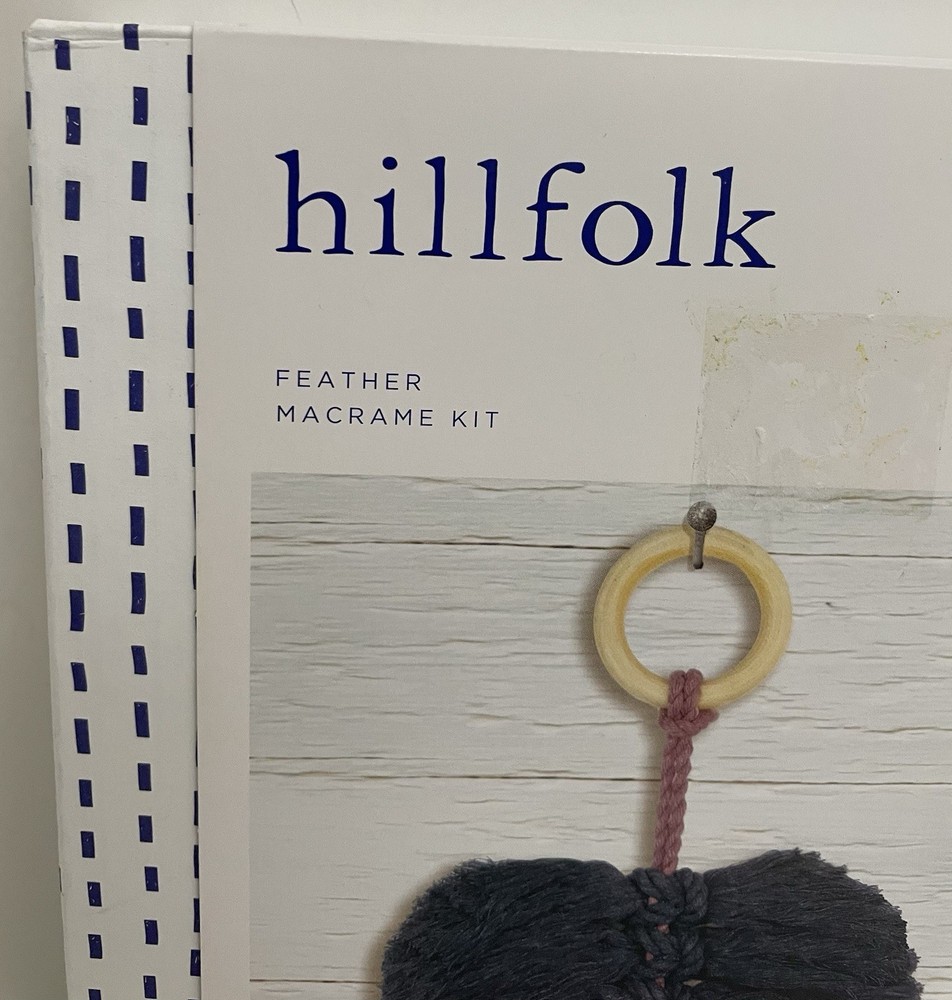 Hillfolk Feather Macrame Kit-Makes 1 Feather