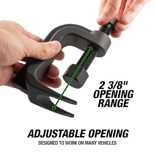 25112 Ball Joint Separator, Adjustable Ball Joint Separator Tool, 2-3/8" Max