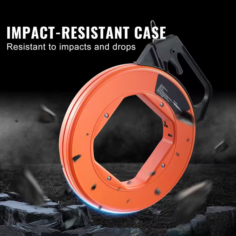 Steel Wire Puller, 240 Ft. 1/8 In. Enhanced Housing & Handle, Cable Pulling Devi