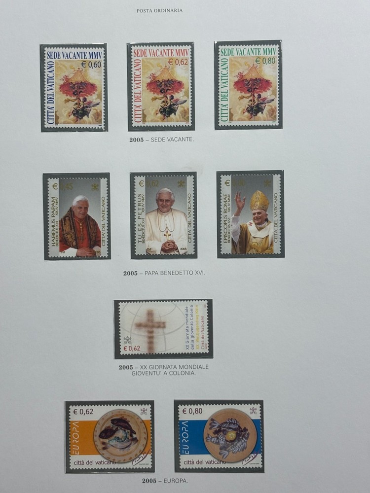 VATICAN 2005 - COMPLETE VINTAGE without mini sheets - MNH