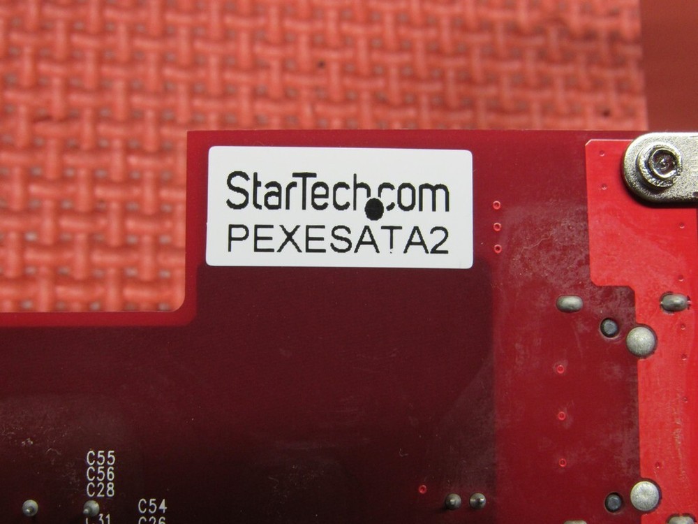 StarTech Model PEXESATA2 2-Port PCIe eSATA Controller Card *Tested*