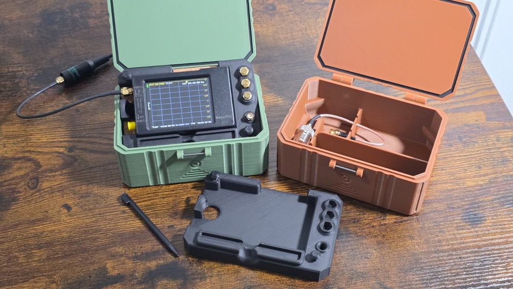 Custom NanoVNA-H Protective Case – 3D Printed Portable Storage Box